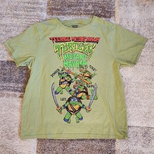 Teenage Mutant Ninja Turtles Mutant Mayhem T-Shirt Men’s XL Retro Graphic Tee